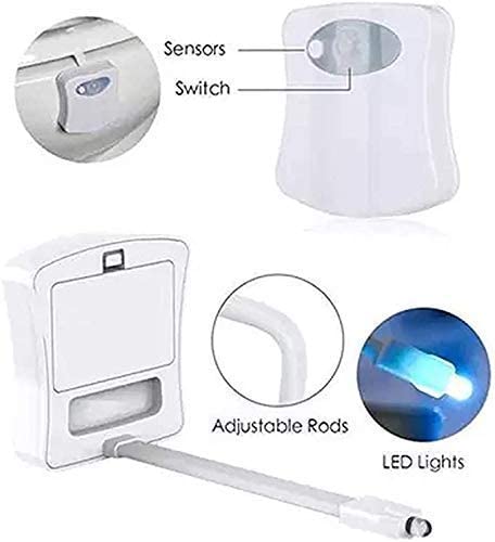 Motion Activated Disco Toilet Bowl Light