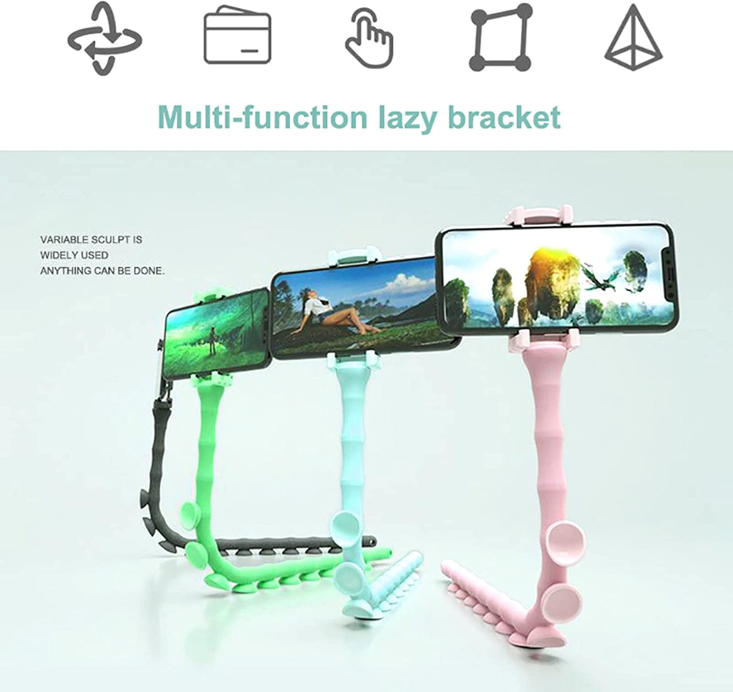 Cute Worm Lazy Mobile Phone Holder