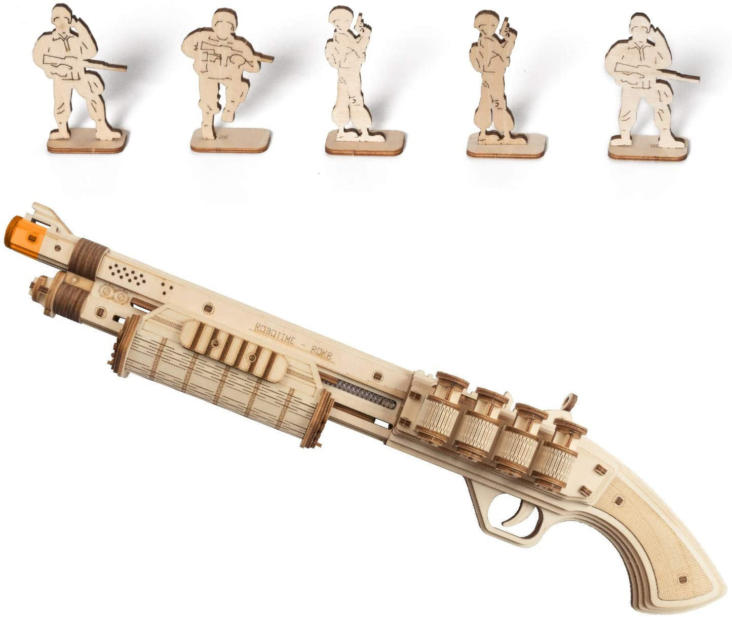 Terminator M870 Gun Toy 3D Wooden Puzzle