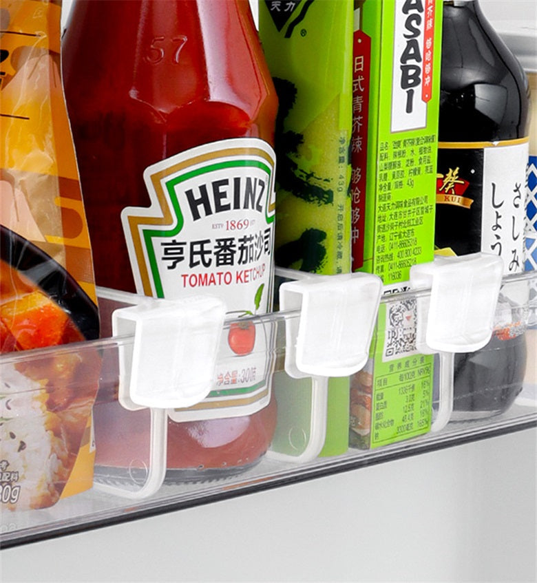 8pcs Clear Refrigerator Divider