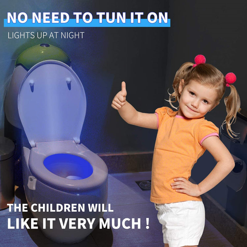 Motion Activated Disco Toilet Bowl Light